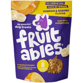 Fruitables Pumpkin & Banana Flavor Baked Dog Treats - Front