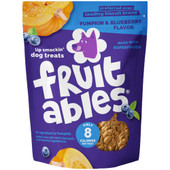Fruitables Pumpkin & Blueberry Flavor Baked Dog Treats - Front