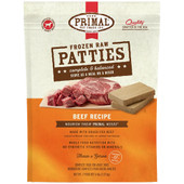 Primal Raw Frozen Canine Patties Beef Formula Dog Food