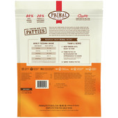 Primal Raw Frozen Canine Patties Beef Formula Dog Food