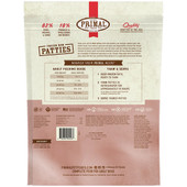 Primal Raw Frozen Canine Patties Pork Formula Dog Food