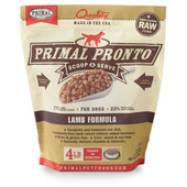 Primal Pronto Raw Frozen Canine Lamb Formula Dog Food - Front, Old Packaging