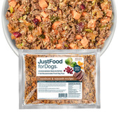 JustFoodForDogs Venison & Squash Frozen Cooked Dog Food