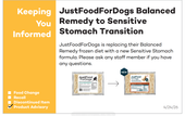 JustFoodForDogs Balanced Remedy Frozen Cooked Dog Food