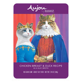 RAWZ Aujou Chicken Breast & Duck Recipe Wet Cat Food - Front