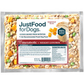 JustFoodForDogs Metabolic  + Weight Control Veterinary Diet Frozen Cooked Dog Food - Front