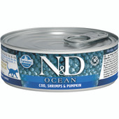 Farmina N&D Ocean Cod, Shrimp & Pumpkin Adult Canned Cat Food