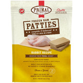 Primal Raw Frozen Canine Patties Rabbit Formula Dog Food