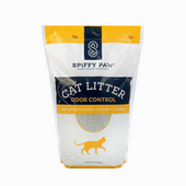 Spiffy Paw Odor Control Clumping Unscented Cat Litter - Front, 15 lb