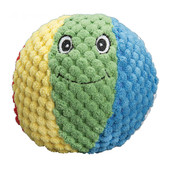 Patchwork Pet Beach Ball Plush Small Dog Toy - Front