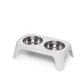 Totally Pooched Elevated Dog Feeder with Stainless Steel Bowls