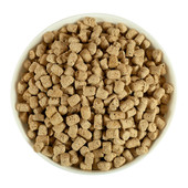 Bixbi Rawbble Turkey Recipe Freeze-Dried Dog Food - Front/ Food