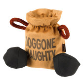 P.L.A.Y. Home for the Holidays Bag of Coals Interactive Plush Dog Toy