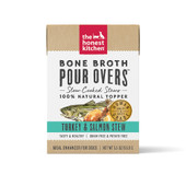 The Honest Kitchen Bone Broth Pour Overs Turkey & Salmon Stew Wet Dog Food Topper