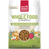 The Honest Kitchen Gourmet Whole Food Clusters Grain Free Chicken & Superfoods Recipe Dry Dog Food - Front