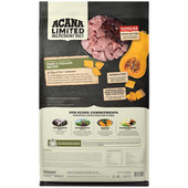 Acana Limited Ingredient Diet Singles Pork & Squash Recipe Dry Dog Food - Back, 22.5 lbs