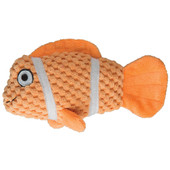 Patchwork Pet Tropical Fish Plush Small Dog Toy - Front