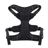 Friends Forever Black Adjustable Training Dog Harness - Back