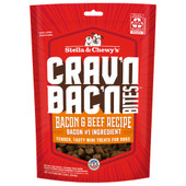 Stella & Chewy's Crav'n Bac'n Bites Bacon & Beef Recipe Dog Treats - Front