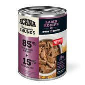 Acana Premium Chunks Lamb Recipe in Bone Broth Canned Dog Food - Front