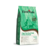 FirstMate Cage Free Duck & Oats Formula Dry Dog Food - Front, 5lb Bag