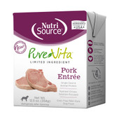 PureVita Grain Free Pork Entree Pate Wet Dog Food - Front