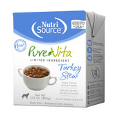 PureVita Grain Inclusive Turkey Stew Wet Dog Food - Front