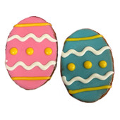 Pawsitively Gourmet Easter Egg Dog Cookie, Assorted - Front