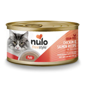 Pet Food Express Nulo Freestyle Cat & Kitten Chicken & Salmon in Broth Recipe Canned Cat Food - Front