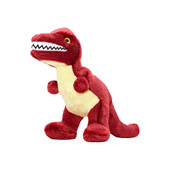 Pet Food Express Fluff & Tuff Tiny T-Rex Plush Dog Toy - Front