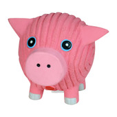 Pet Food Express Ruff-Tex Hamlet Pig Ball Dog Toy - Front