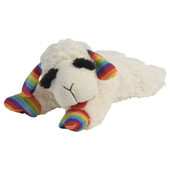 Multipet Rainbow Lamb Chop Plush Dog Toys - Front