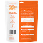 Smallbatch Freeze-Dried Chicken Hearts Dog & Cat Treats - Back