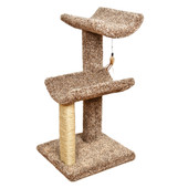 CatWare Double Platform Lounger Cat Tree - Front