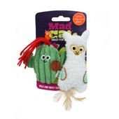 Mad Cat Lucky Llama Catnip & Silvervine Cat Toy - Front
