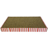 Imperical Cat Red Stripe Cat Scratch Pad - Front