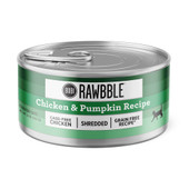 Bixbi Rawbble Chicken & Pumpkin Recipe Shredded Canned Cat Food - Front, 5 oz