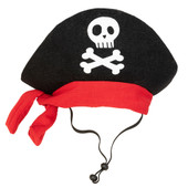 Lexington Road Halloween Pirate Hat Pet Costume - Front