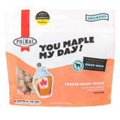 Primal You Maple My Day! Pork, Maple w/ Goats Milk Freeze-Dried Dog Treats - Front