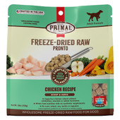 Primal Freeze-Dried Raw Pronto Chicken Recipe Dog Food - Front, 16 oz