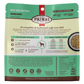 Primal Freeze-Dried Raw Pronto Chicken Recipe Dog Food - Back, 16 oz