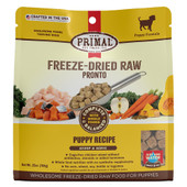 Primal Freeze-Dried Raw Pronto Puppy Recipe Dog Food - Front, 25 oz