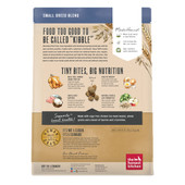 The Honest Kitchen Whole Grain Chicken & Oat Recipe Tasty Whole Food Clusters Small Breed Blend Dry Dog Food - Back, 4 lb