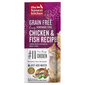 The Honest Kitchen Grain Free Chicken & Fish Recipe Dehydrated Cat Food - Front, 1 oz Pack