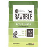 Bixbi Rawbble Grain Free Freeze-Dried Raw Coated Kitten Health Chicken Recipe Dry Cat Food - Front