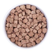 Kiwi Kitchens Barn-Raised & Free-Range Chicken Dinner w/ Lamb Green Tripe Freeze-Dried Raw Cat Food - Front/ Food