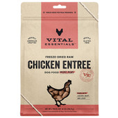 Vital Essentials Chicken Entrée Mini Nibs Freeze-Dried Raw Dog Food - Front