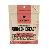 Vital Essentials Chicken Breast Freeze-Dried Raw Cat Treats - Front