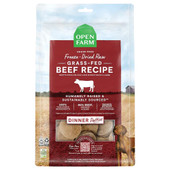Open Farm Grain Free Grass-Fed Beef Recipe Freeze-Dried Raw Dinner Patties Dog Food - Front