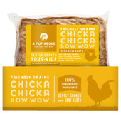 A Pup Above Gently Cooked Friendly Grains Chicka Chicka Bow Wow w/ Bone Broth Frozen Dog Food - Front, 12lbs Bulk Box